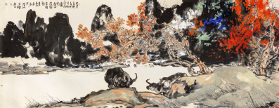 阳朔之秋 365x143cm 2011年 阳朔之秋 365x143cm 2011年