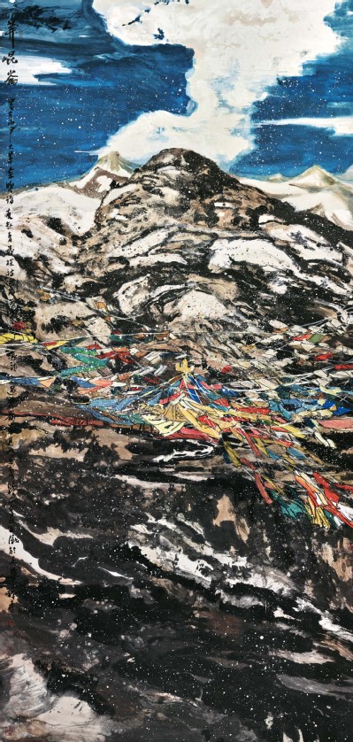 莽昆仑 193×405cm 2016年 莽昆仑 193×405cm 2016年