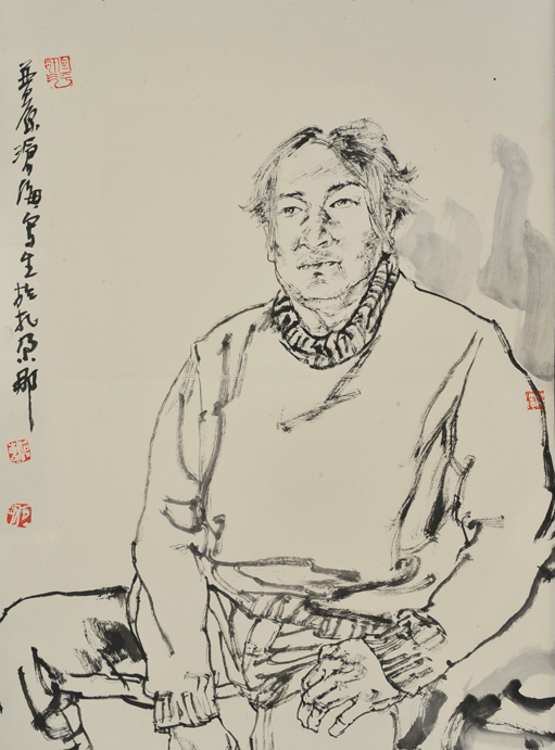 甘南写生之五 2015年 59x43cm.jpg